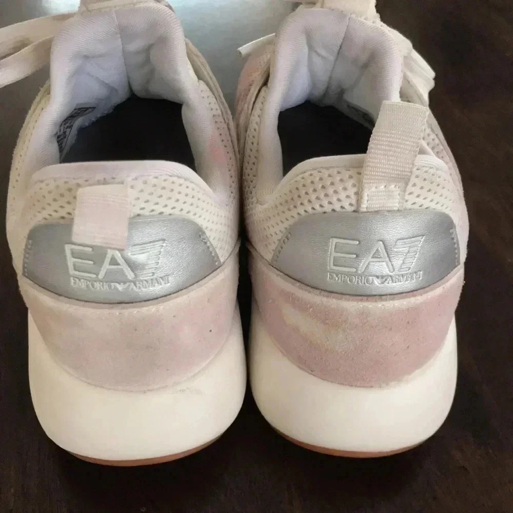 EMPORIO ARMANI Kid’s Customized Sneakers XSX009 XOT18 Size 13.5 Luxury Dyed - Picture 2 of 12